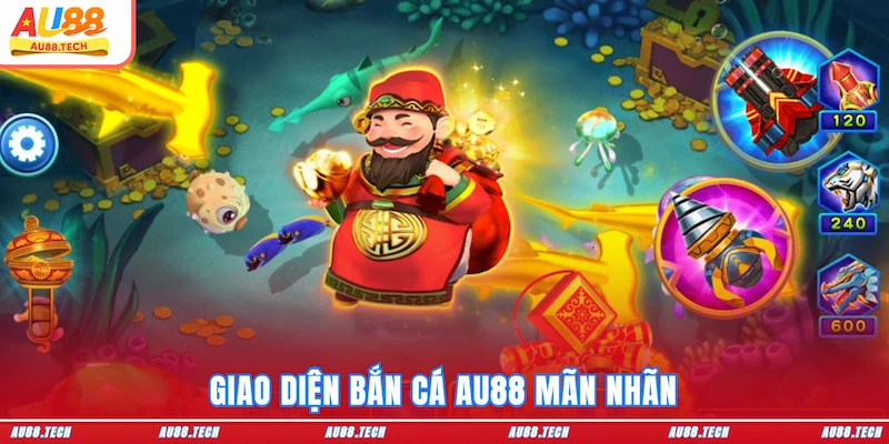 Giao diện Bắn cá AU88 mãn nhãn